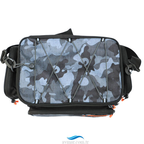 Fujin Black Camo Helper Bag - Balıkçı Çantası - 3