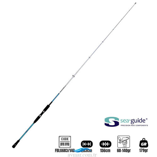 Fujin BlueGame Jigging 203cm 60-140gr Jig Kamışı - 2