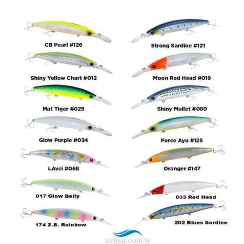 Fujin Deeper 125S-DR 26gr Slow Sinking Maket Balık - 1