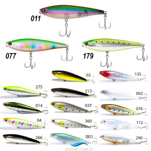 Fujin Dog-X 7.5cm 8.5gr Sahte Balık