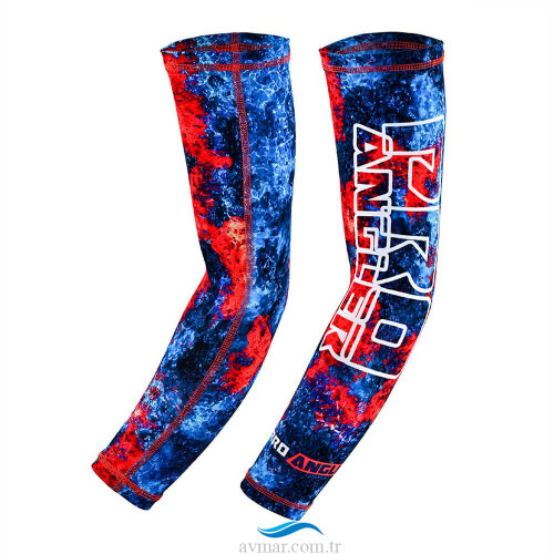 Fujin Pro Angler Arm Sleeve Kolluk Red Reef