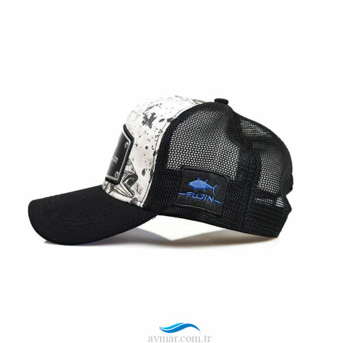 Fujin Pro Angler Black Fish Şapka - 2