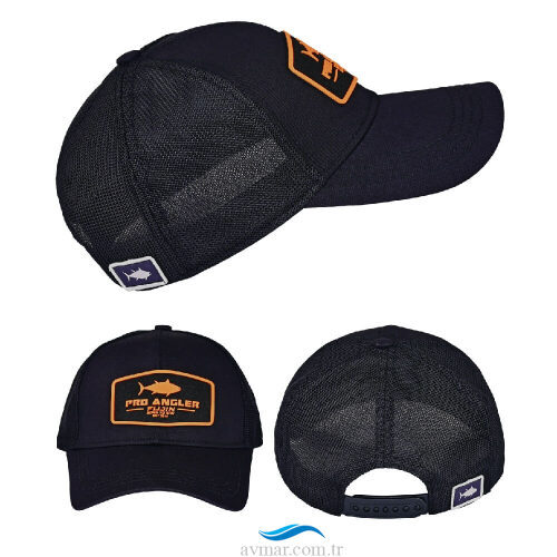 Fujin Pro Angler Black Orange Bench Şapka