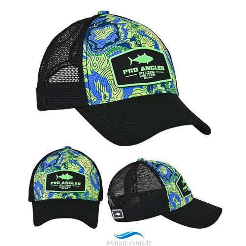 Fujin Pro Angler GEO Green Balıkçı Şapkası - Fujin