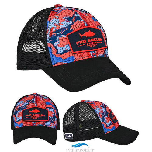 Fujin Pro Angler GEO Red Balıkçı Şapkası - 1