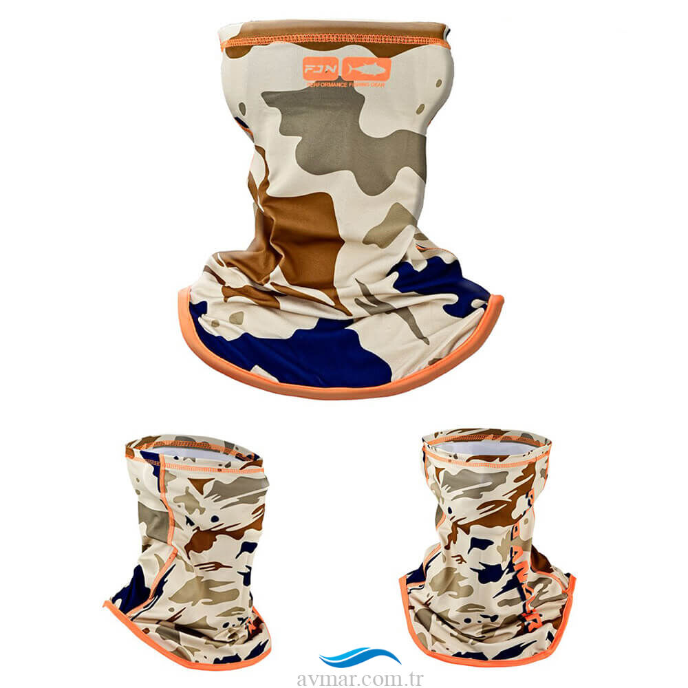 Fujin Pro Angler Neck Gaiter Boyunluk Natural Camo Şapka & Bere Fujin