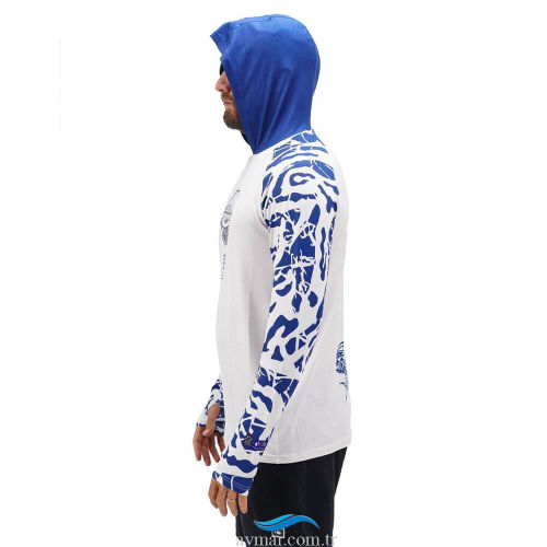 Fujin Pro Angler S24 Hooded Lambuka Navy - 2