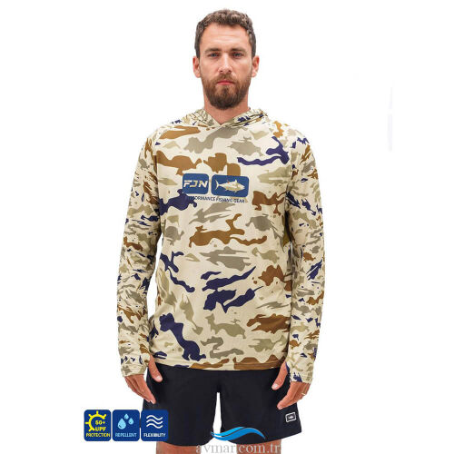 Fujin Pro Angler S24 Hooded Natural Camo - 1