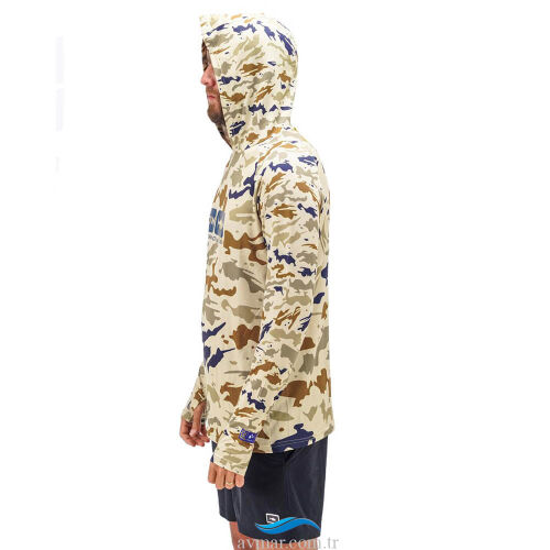 Fujin Pro Angler S24 Hooded Natural Camo - 2