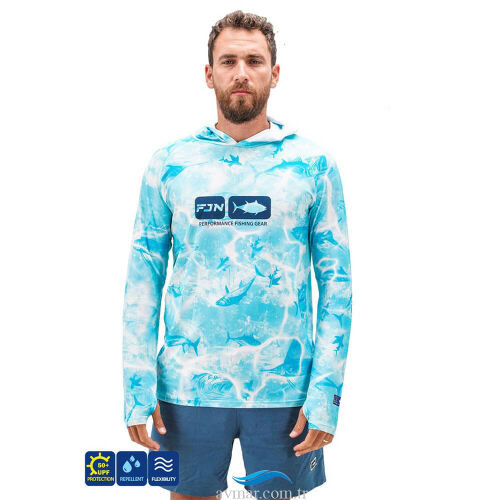Fujin Pro Angler S24 Hooded Water Camo - 1