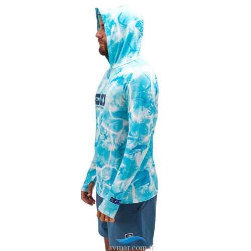 Fujin Pro Angler S24 Hooded Water Camo - 2