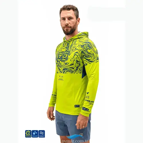 Fujin Pro Angler S26 Hooded Izohips Green Blue