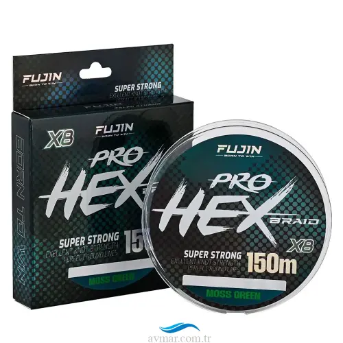 Fujin Pro Hex 8X 150m Moss Green İp Misina - 1