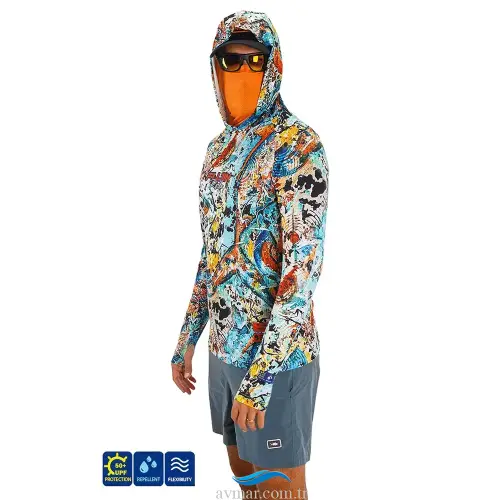 Fujin Rolla S26 Buff Hoodie Makai Orange - 1