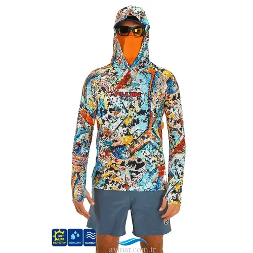 Fujin Rolla S26 Buff Hoodie Makai Orange (1)
