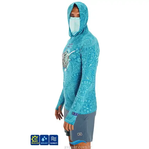 Fujin Rolla S26 Buff Hoodie Swordfish Mint