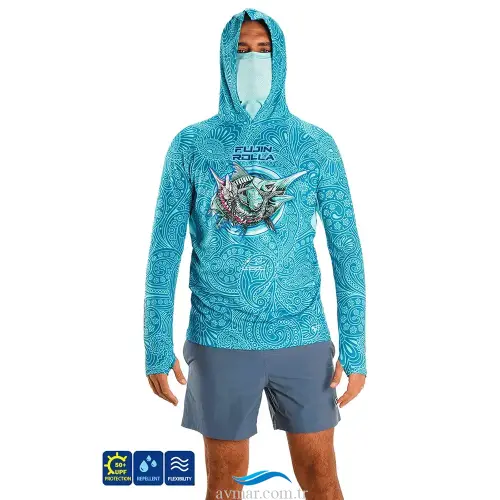 Fujin Rolla S26 Buff Hoodie Swordfish Mint (1)