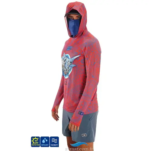 Fujin Rolla S26 Buff Hoodie Swordfish Red