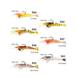 Fujin Shrimper 75mm 8.5gr Silikon Karides - 1