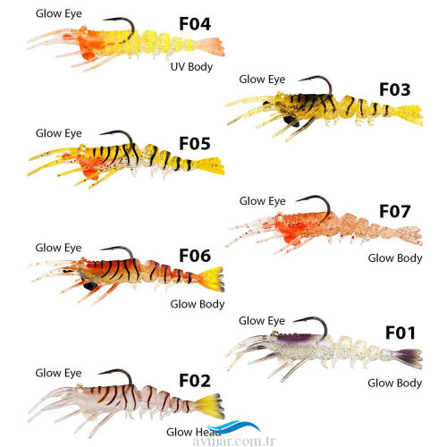 Fujin Shrimper 75mm 8.5gr Silikon Karides - 1