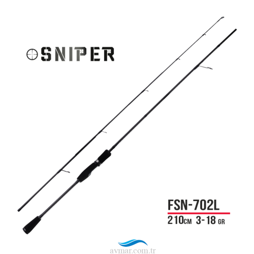 Fujin Sniper 210cm 3-18gr Light Spin Kamış - 1
