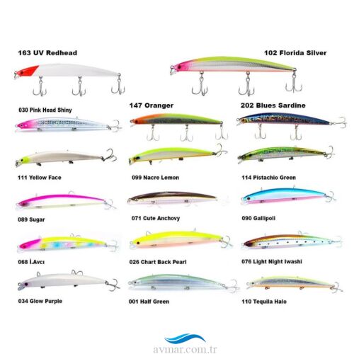 Fujin Volt VL125S 14gr 12.5cm Slow Sinking Maket Balık