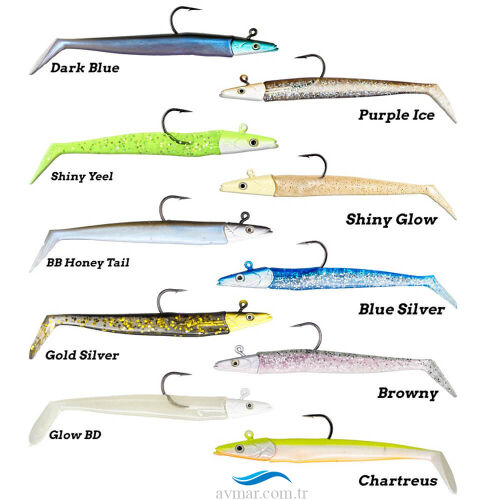 Fujin Zand Eel 11cm 7gr-14gr Double Body Combo Silikon Yem - 1
