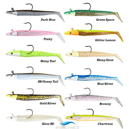 Fujin Zand Eel 11cm 7gr-14gr Double Body Combo Silikon Yem