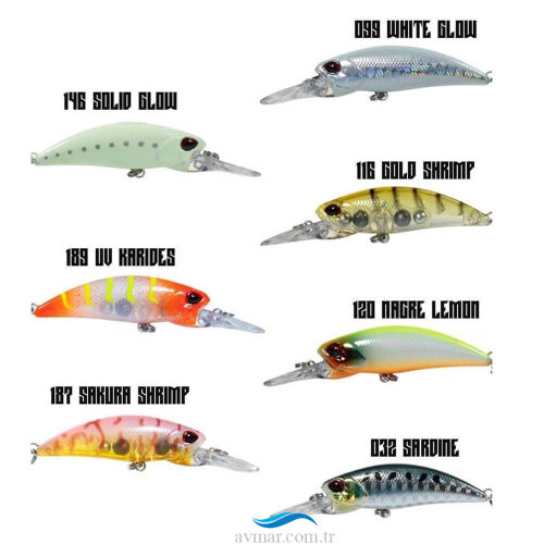 Fujin Ziggy Deep 48S 48mm 4.5gr Maket Balık