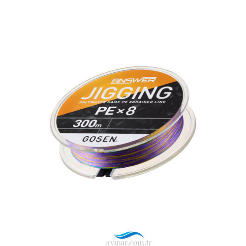 Gosen Jigging Answer PE 8 Multicolor Örgü İp 300mt (1)