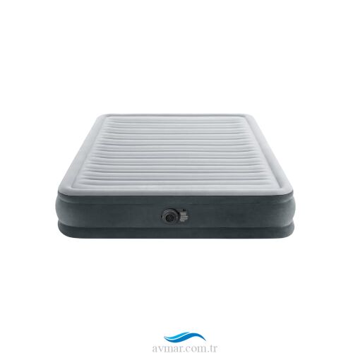 Intex Elektrikli Queen Comfort-Plush Fiber-Tech Yatak 152x203x33cm - Intex (1)