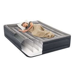 Intex Elektrikli Queen Deluxe Pillow Fiber-Tech Yatak 152x203x42cm - 4