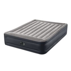 Intex Elektrikli Queen Deluxe Pillow Fiber-Tech Yatak 152x203x42cm - 1