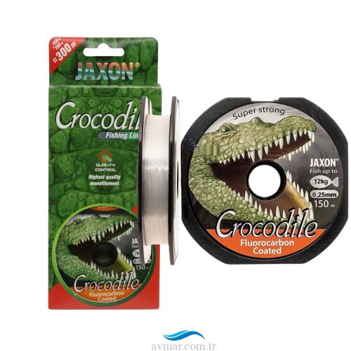 Jaxon Crocodile Fluocarbon 150+150m Olta Misinası - Jaxon