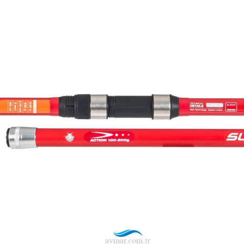 Kali Kunnan Amatrix Surf Olta Kamışı 420cm 100-200gr - 2