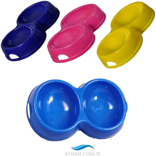 Kedi Köpek Çiftli Mama Kabı