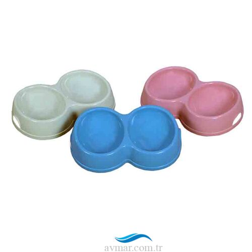 Kedi Köpek Çiftli Mama Kabı (1)