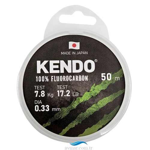Kendo 100% Fluorocarbon White 50m Olta Misinası