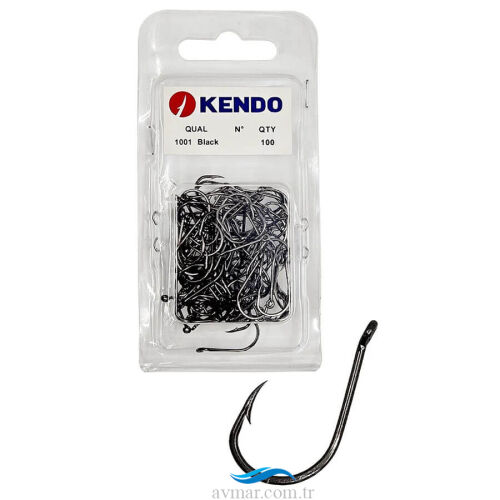 Kendo 1001 Chinu Black Nikel İğne 100 Adet - 1