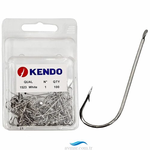 Kendo 1523 Ni 100 Adet Beyaz Çapraz Olta İğnesi
