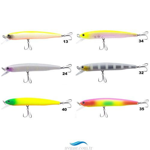 Kendo Black Bass Minnow 95F 7.5gr Sahte Balık - 1