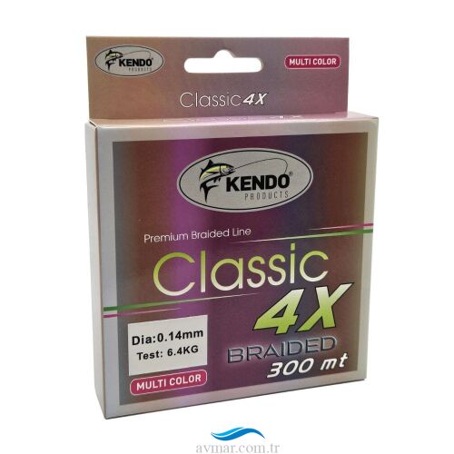 Kendo Classic 4X 300m Multicolor Örgü İp Misina