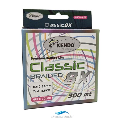 Kendo Classic 8X 300m Multicolor Örgü İp Misina