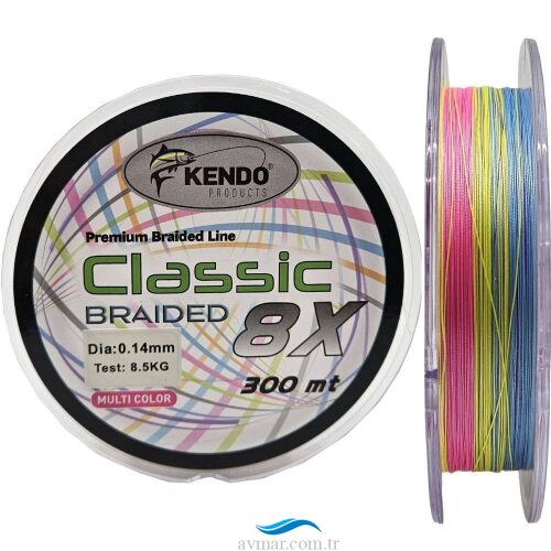 Kendo Classic 8X 300m Multicolor Örgü İp Misina (1)