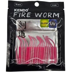 Kendo Fire Worm Lrf Silikonu 5cm 18 Adet - 2