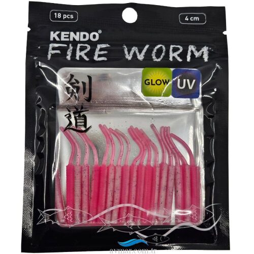 Kendo Fire Worm Lrf Silikonu 5cm 18 Adet (1)