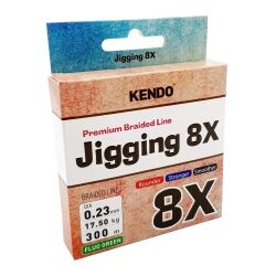 Kendo Jigging 8X Flash F.Green 300m Örgü İp Misina - 1