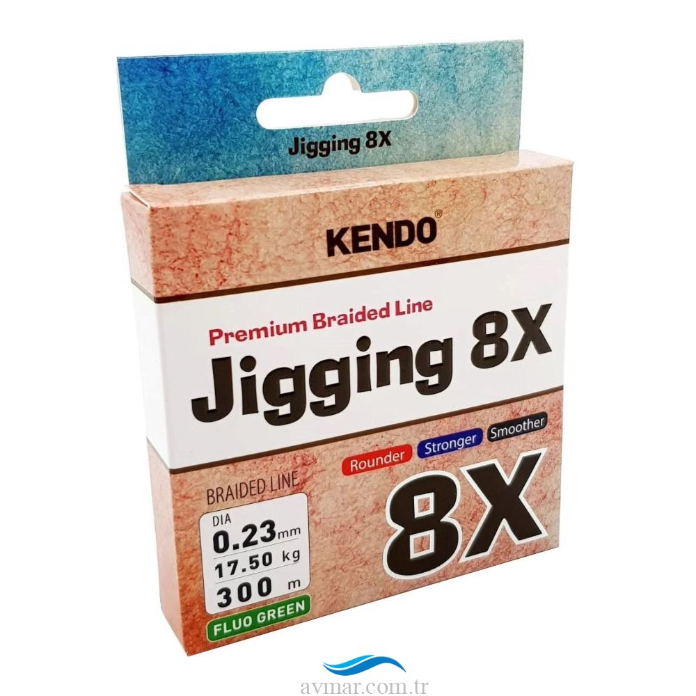 Kendo Jigging 8X Flash F.Green 300m Örgü İp Misina
