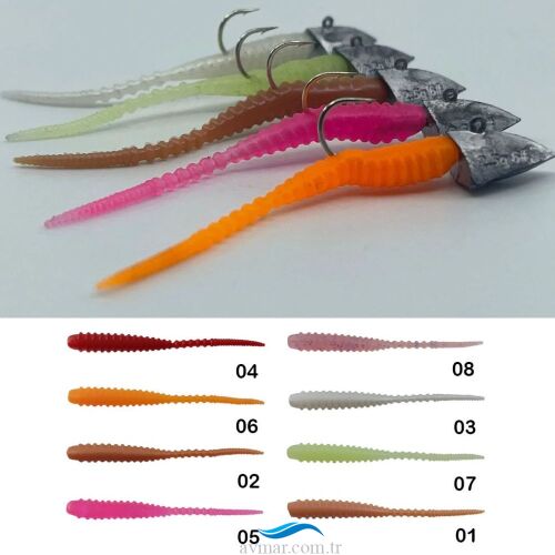 Kendo Karides Kokulu 5cm Lrf Silikon Yem - KENDO