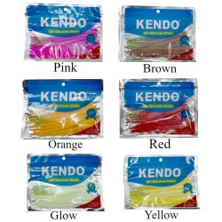 Kendo Lrf Silicones Worm 10cm Slim Kokulu Yem 10 Adet - 1